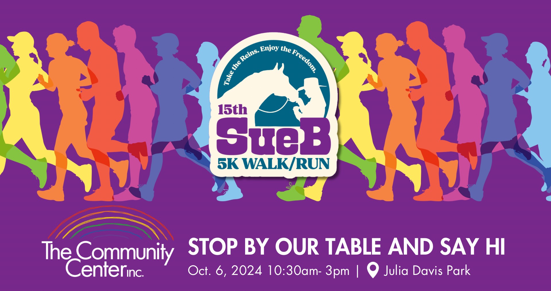 15th SueB 5k Walk/Run. Stop by our Table and say Hi. Oct 6, 2024 10:30am-3pm at Julia Davis Park