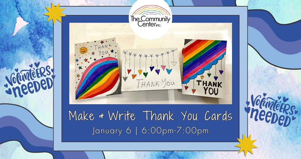 Volunteer thank you cards